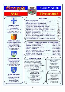 AOBR 2015 02 ORANIE INFO No 42 DE FEVRIER 2015 (2) 